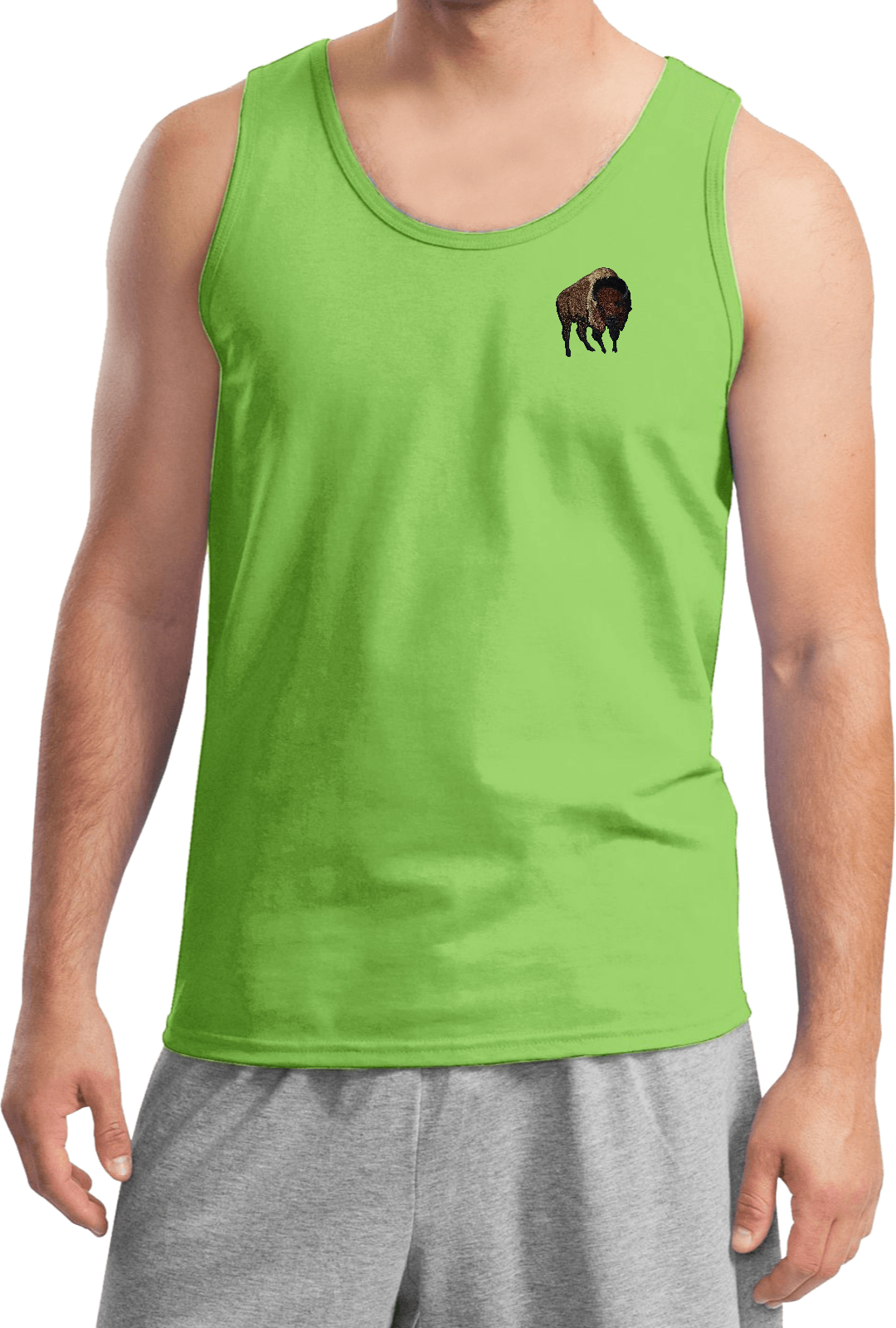 Buy Cool Shirts Buffalo Patch Pocket Print Tank Top - Picture 4 of 10