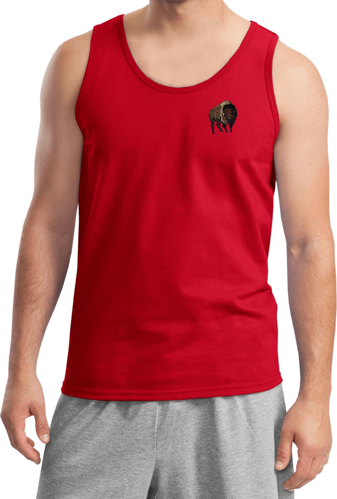 Buy Cool Shirts Buffalo Patch Pocket Print Tank Top - Picture 6 of 10