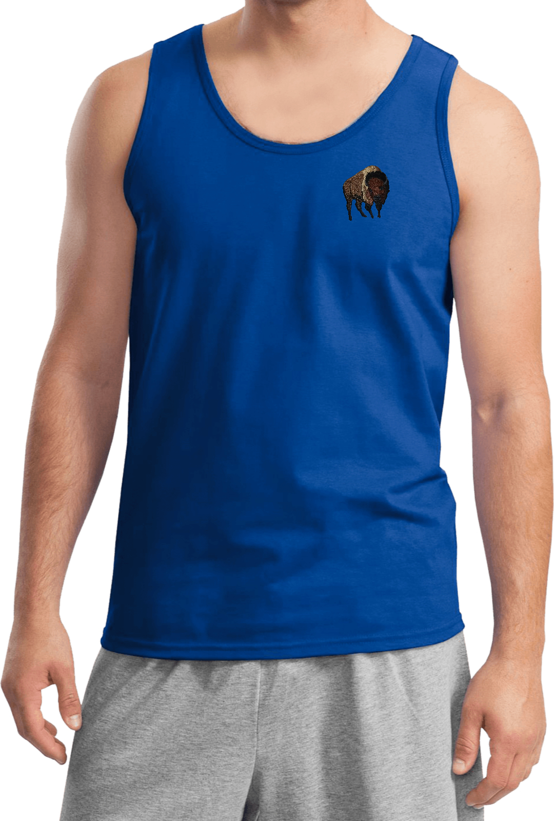 Buy Cool Shirts Buffalo Patch Pocket Print Tank Top - Picture 7 of 10