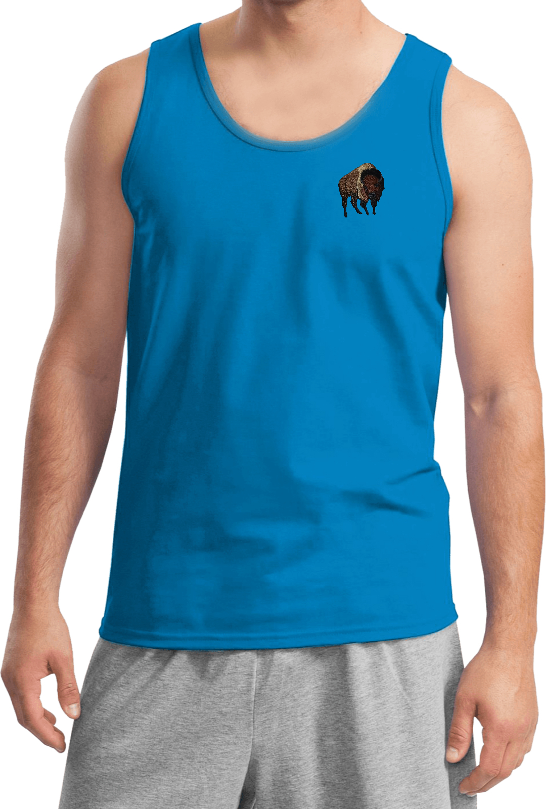 Buy Cool Shirts Buffalo Patch Pocket Print Tank Top - Picture 8 of 10