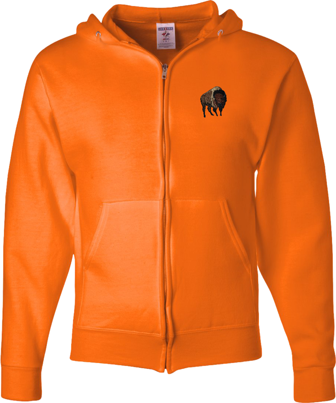 Buy Cool Shirts Buffalo Patch Pocket Print Full Zip Hoodie - Picture 9 of 10