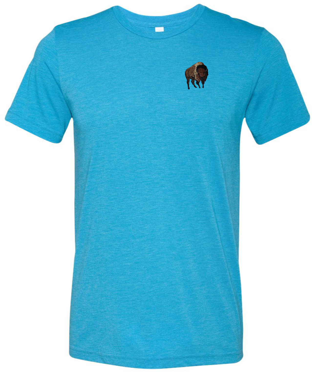 Buy Cool Shirts Buffalo Patch Pocket Print Tri Blend Shirt - Picture 2 of 13