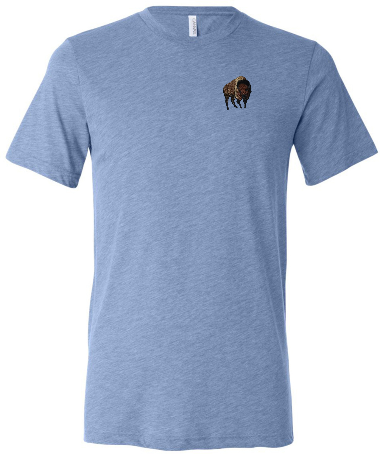 Buy Cool Shirts Buffalo Patch Pocket Print Tri Blend Shirt - Picture 5 of 13