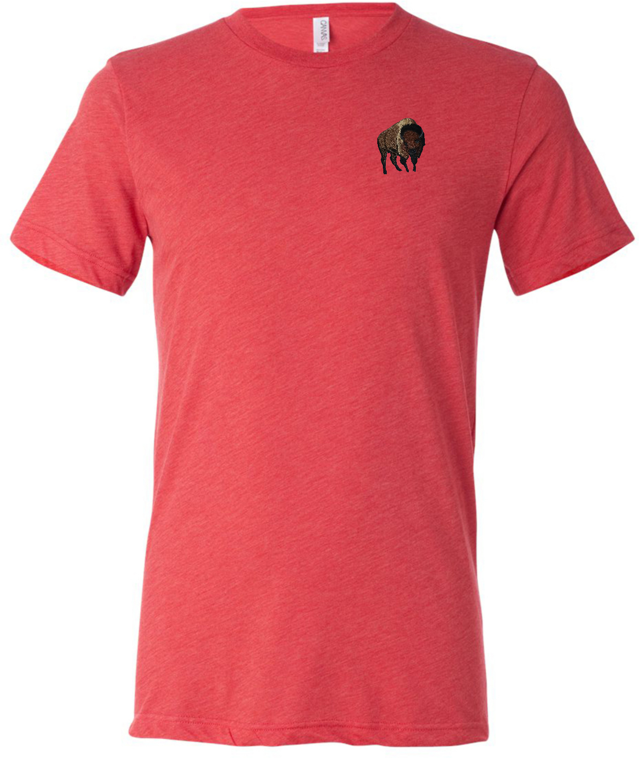 Buy Cool Shirts Buffalo Patch Pocket Print Tri Blend Shirt - Picture 11 of 13