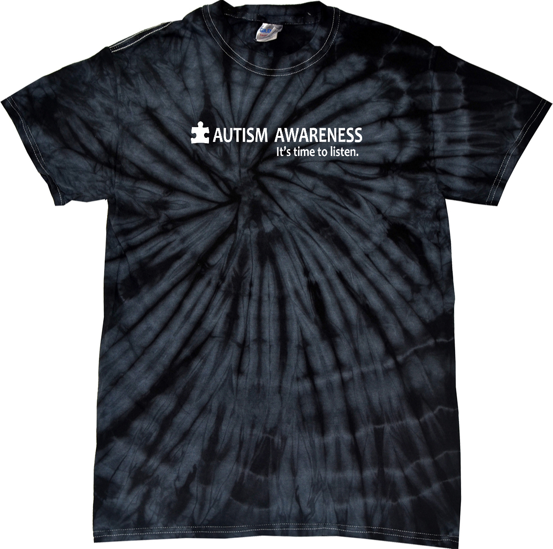 Buy Cool Shirts Autism Awareness Time to Listen Spider Tie Dye Shirt