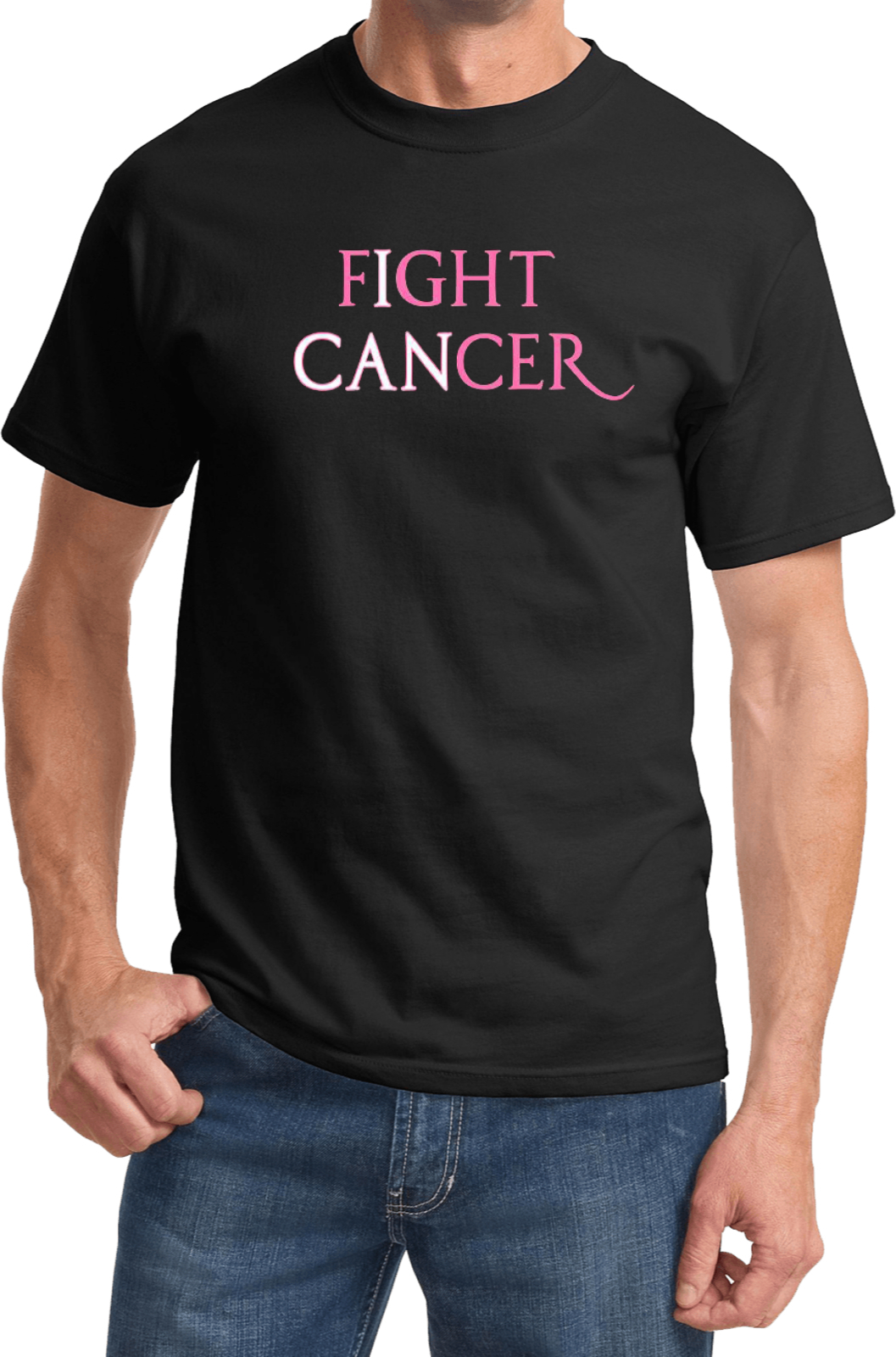 Buy Cool Shirts Breast Cancer T-shirt I Can Fight Cancer Tee