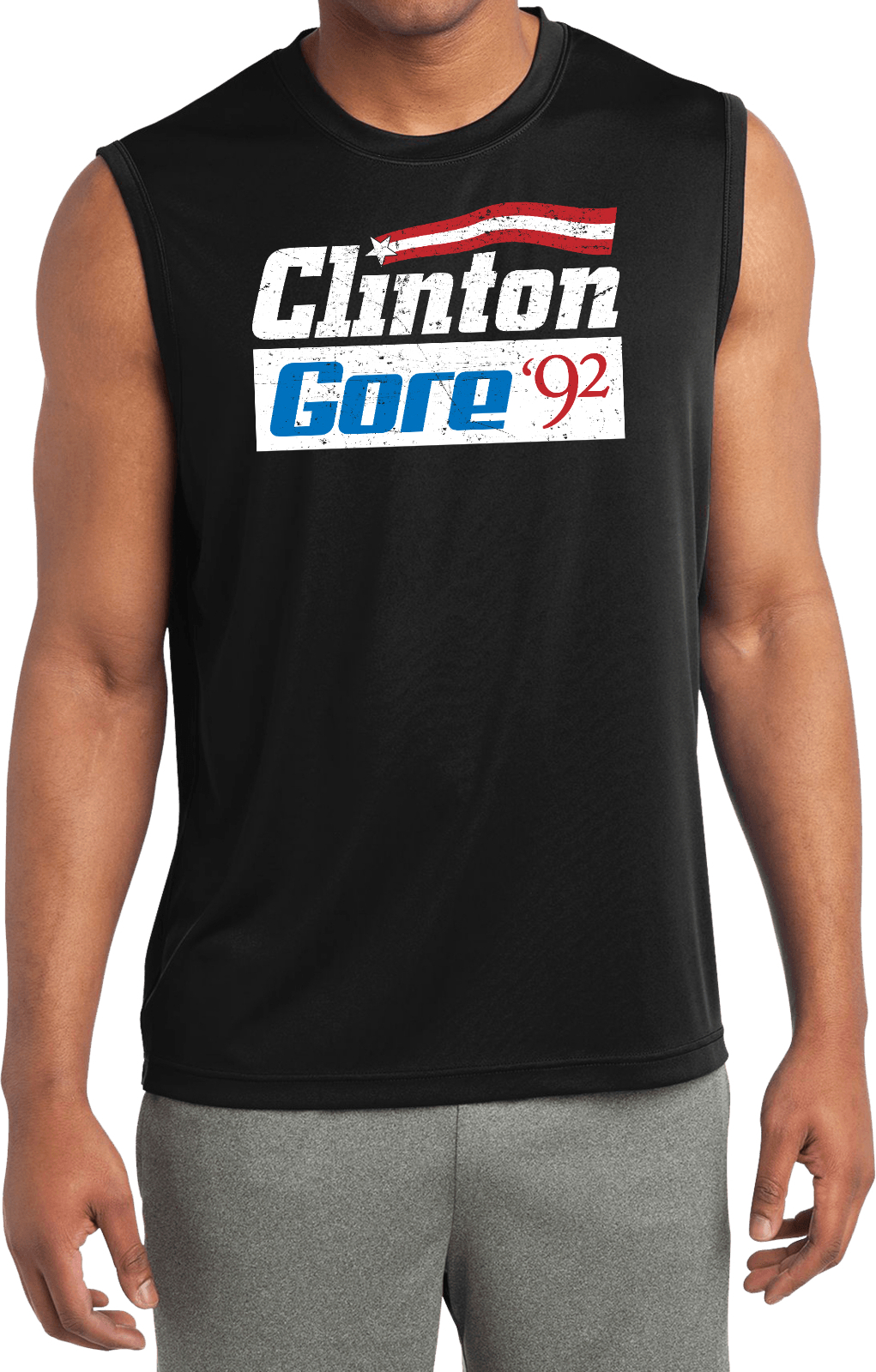 Clinton Gore 92 Sleeveless Competitor Shirt