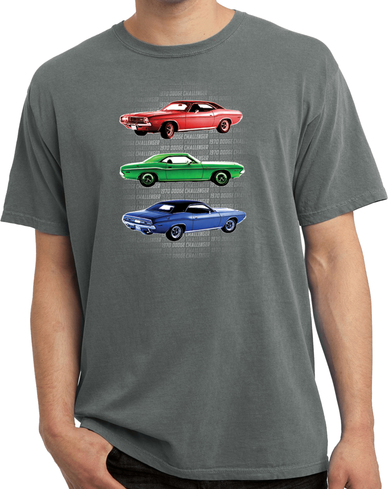 Buy Cool Shirts Dodge T-shirt 1970 Challengers Pigment Dyed Tee | eBay