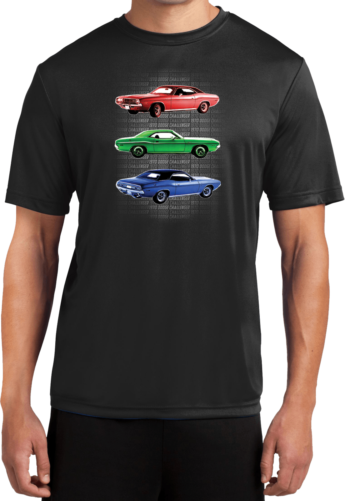 Buy Cool Shirts Dodge T-shirt 1970 Challengers Moisture Wicking Tee