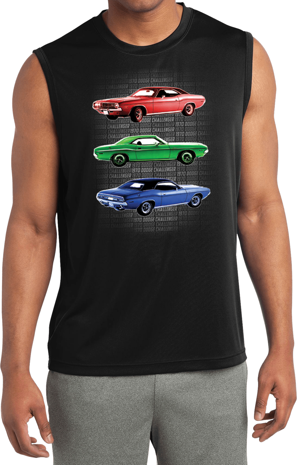 Buy Cool Shirts Dodge T-shirt 1970 Challengers Sleeveless Competitor Tee