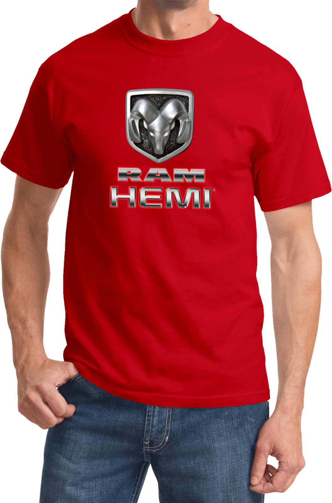 Dodge Ram T-shirt Hemi Logo - Picture 7 of 10