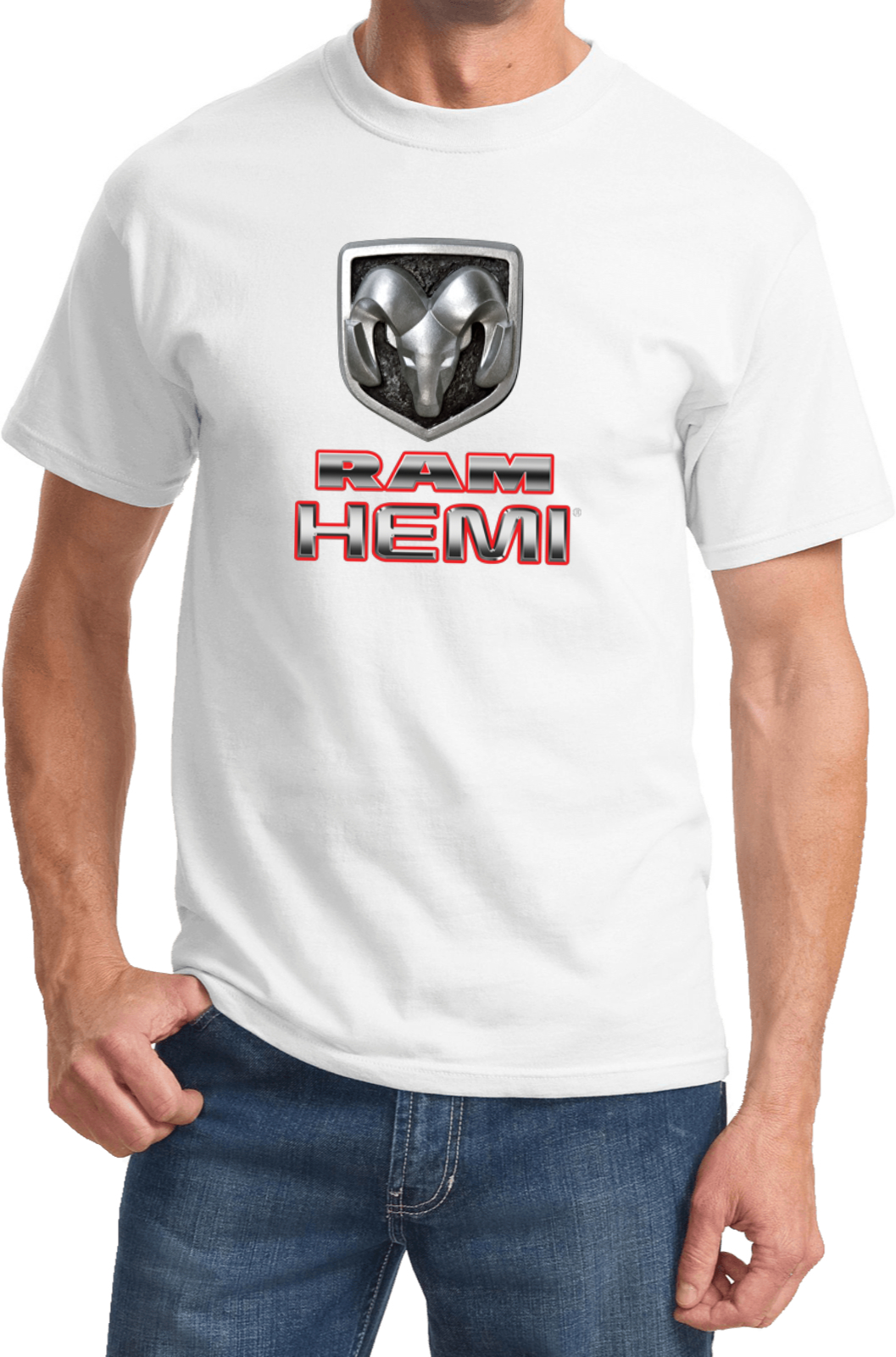 Dodge Ram T-shirt Hemi Logo - Picture 9 of 10
