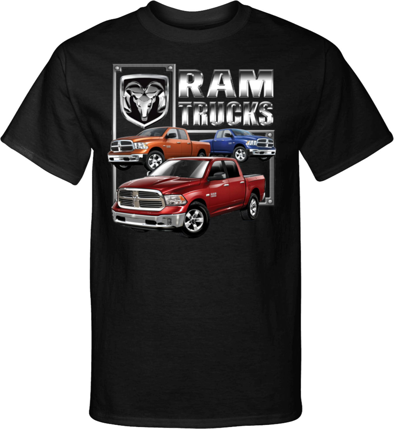 New Dodge Ram Heavy Duty Longhorn Truck Classic Men's Throwback T