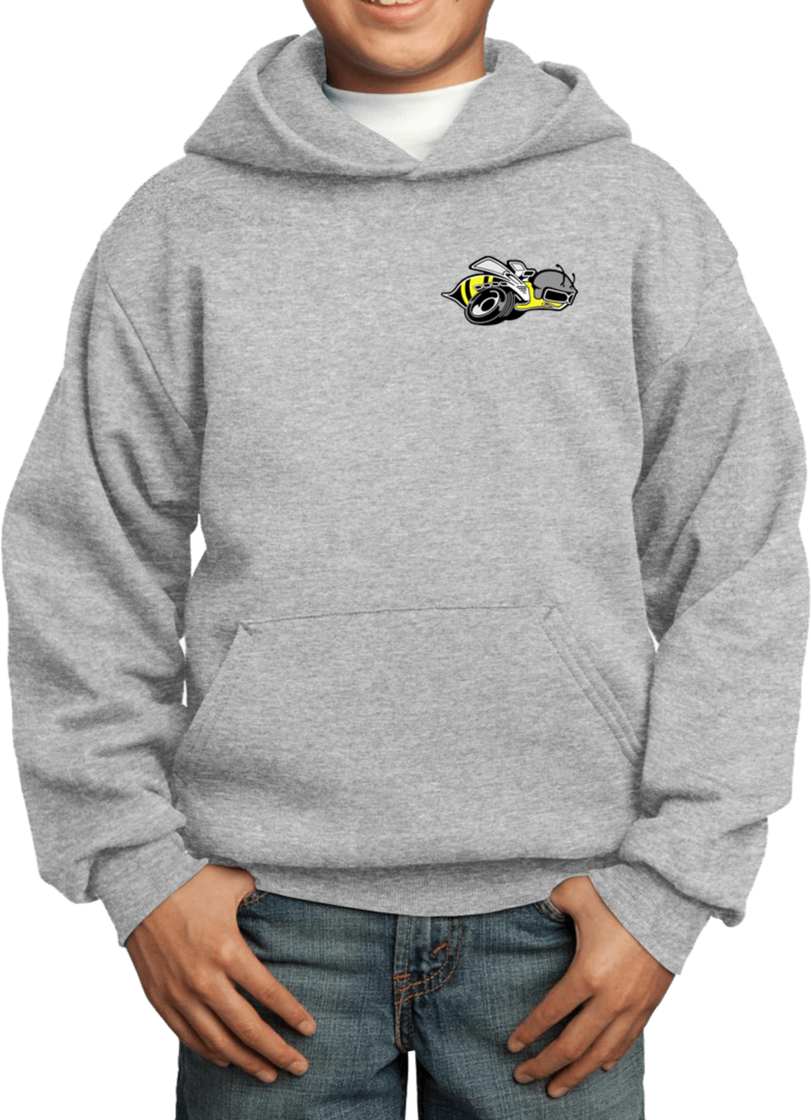Kids Dodge Super Bee Hoodie Pocket Print - Picture 2 of 8