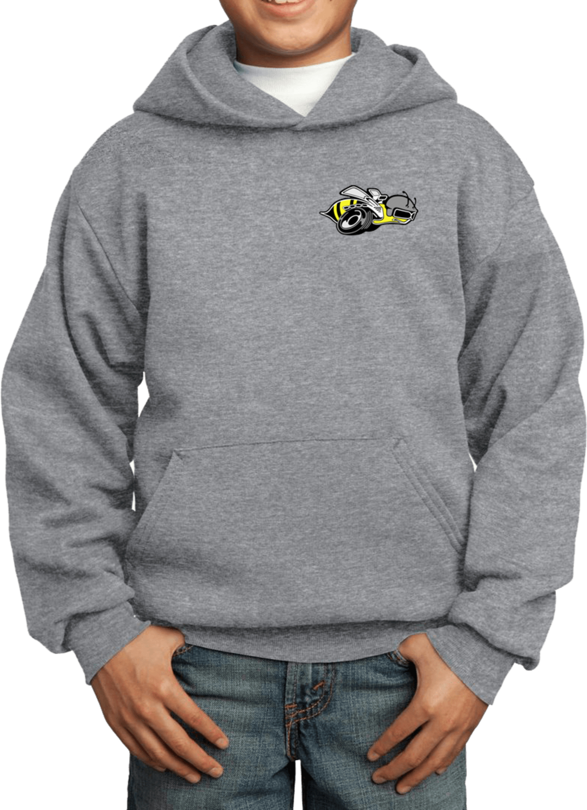 Kids Dodge Super Bee Hoodie Pocket Print - Picture 3 of 8