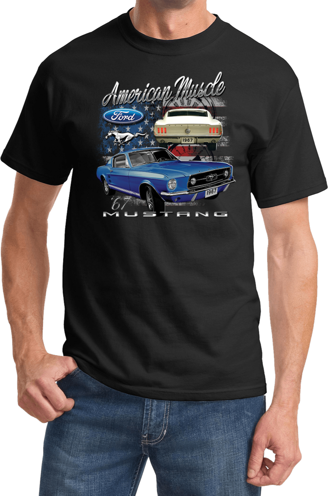 systeem String string uitroepen 1967 Ford Mustang T-shirt | eBay