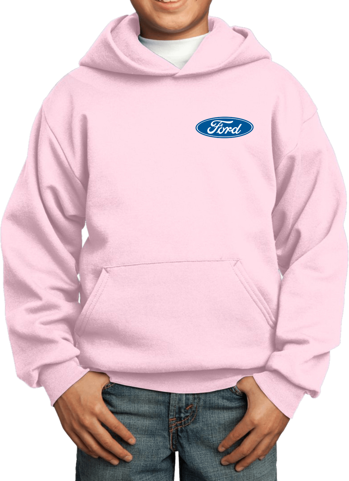 Kids Ford Oval Hoodie Pocket Print - Picture 19 of 24