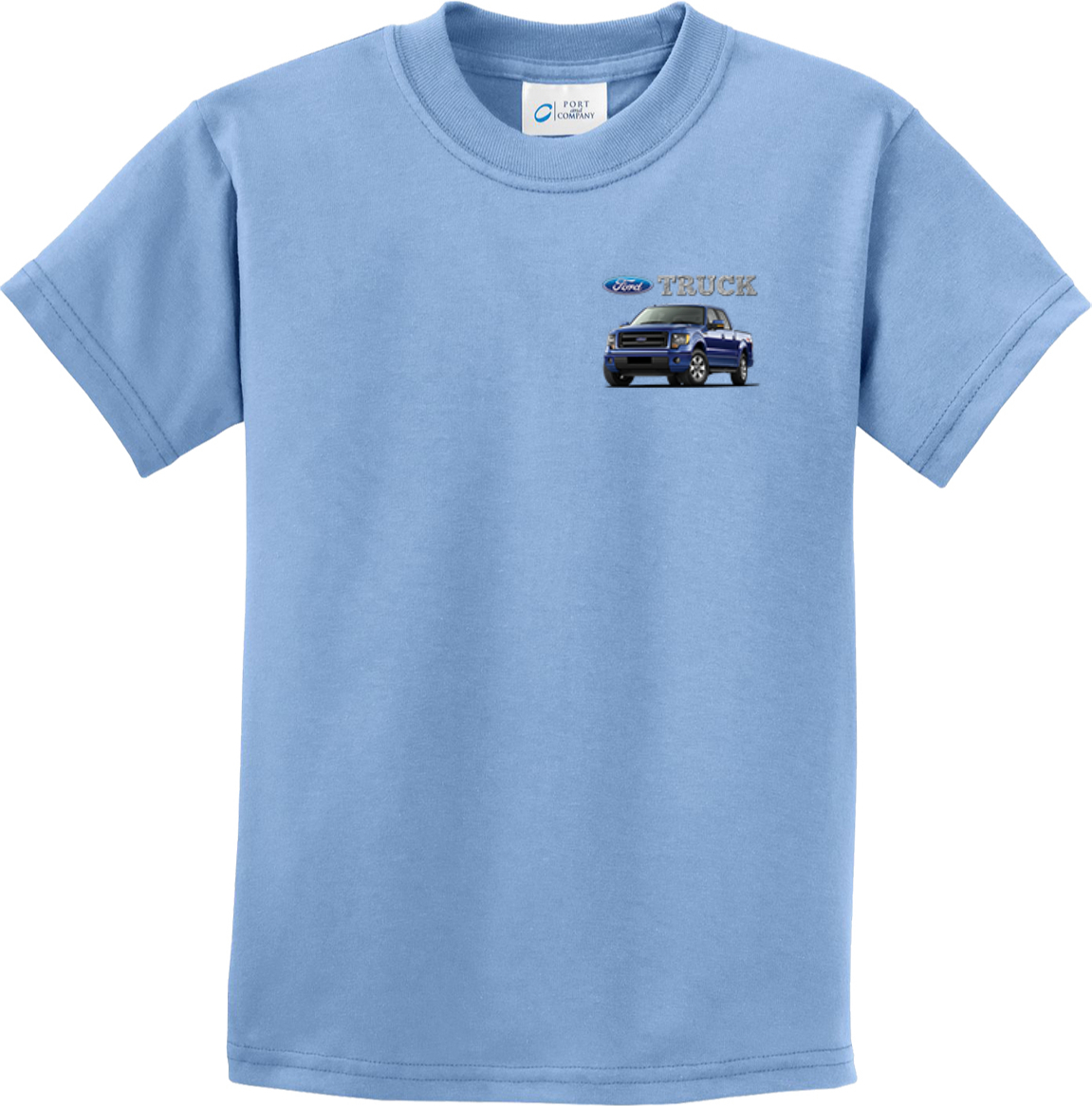 Kids Ford F-150 Truck T-shirt Pocket Print Youth Tee - Picture 4 of 9