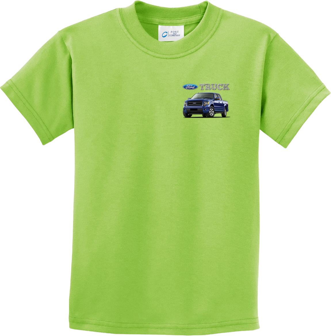 Kids Ford F-150 Truck T-shirt Pocket Print Youth Tee - Picture 5 of 9