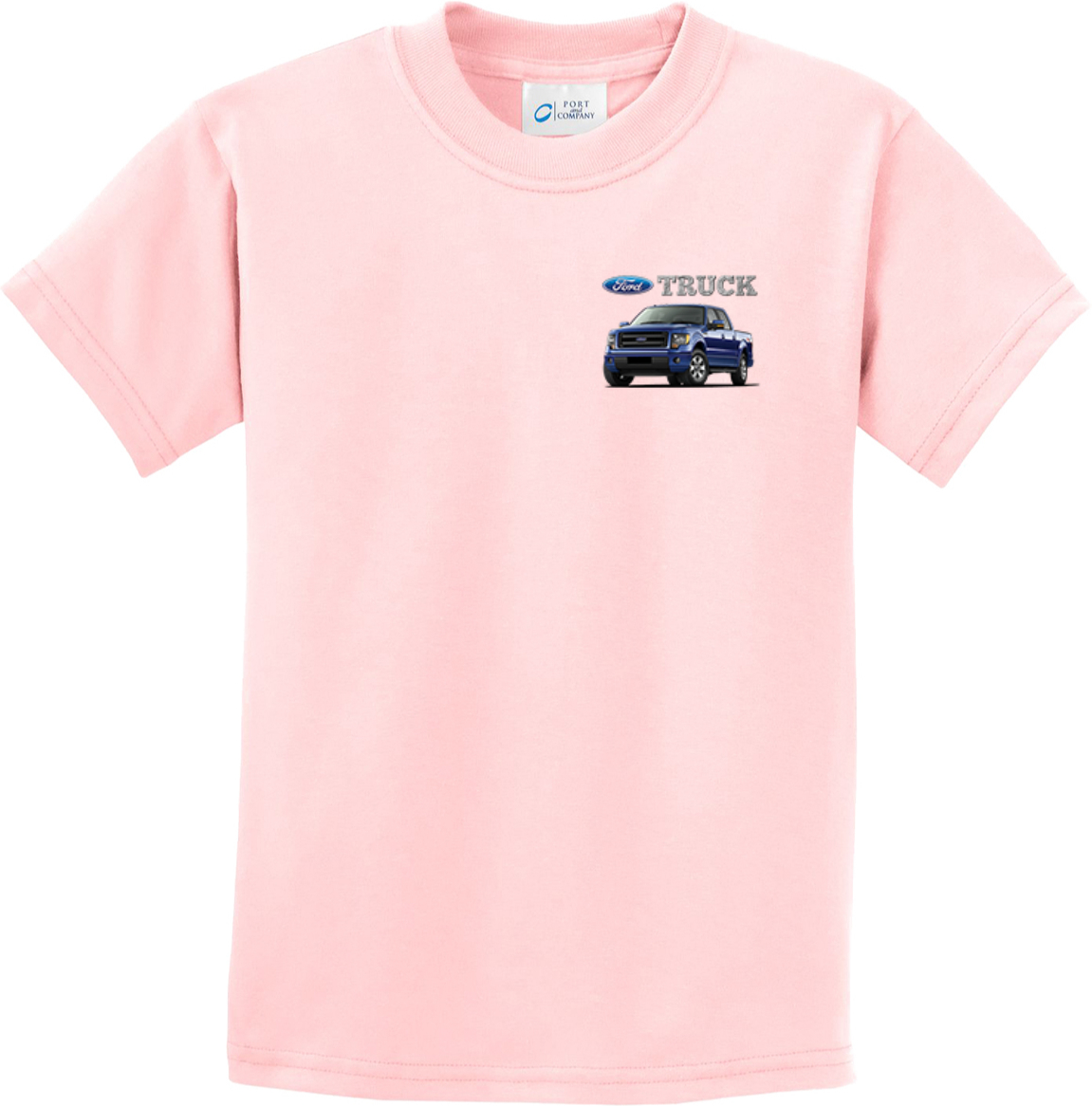 Kids Ford F-150 Truck T-shirt Pocket Print Youth Tee - Picture 7 of 9