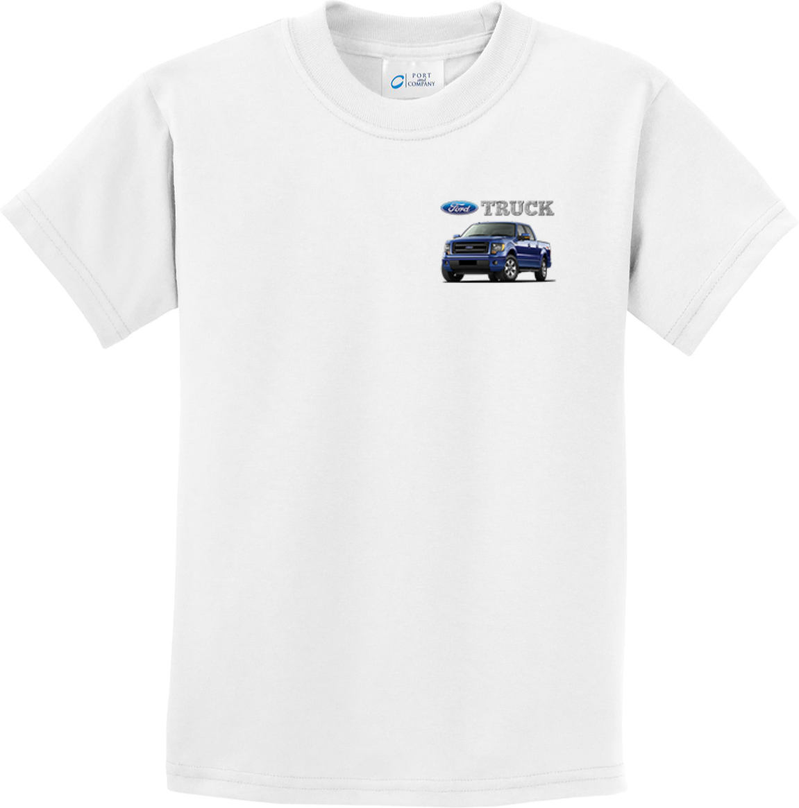 Kids Ford F-150 Truck T-shirt Pocket Print Youth Tee - Picture 8 of 9
