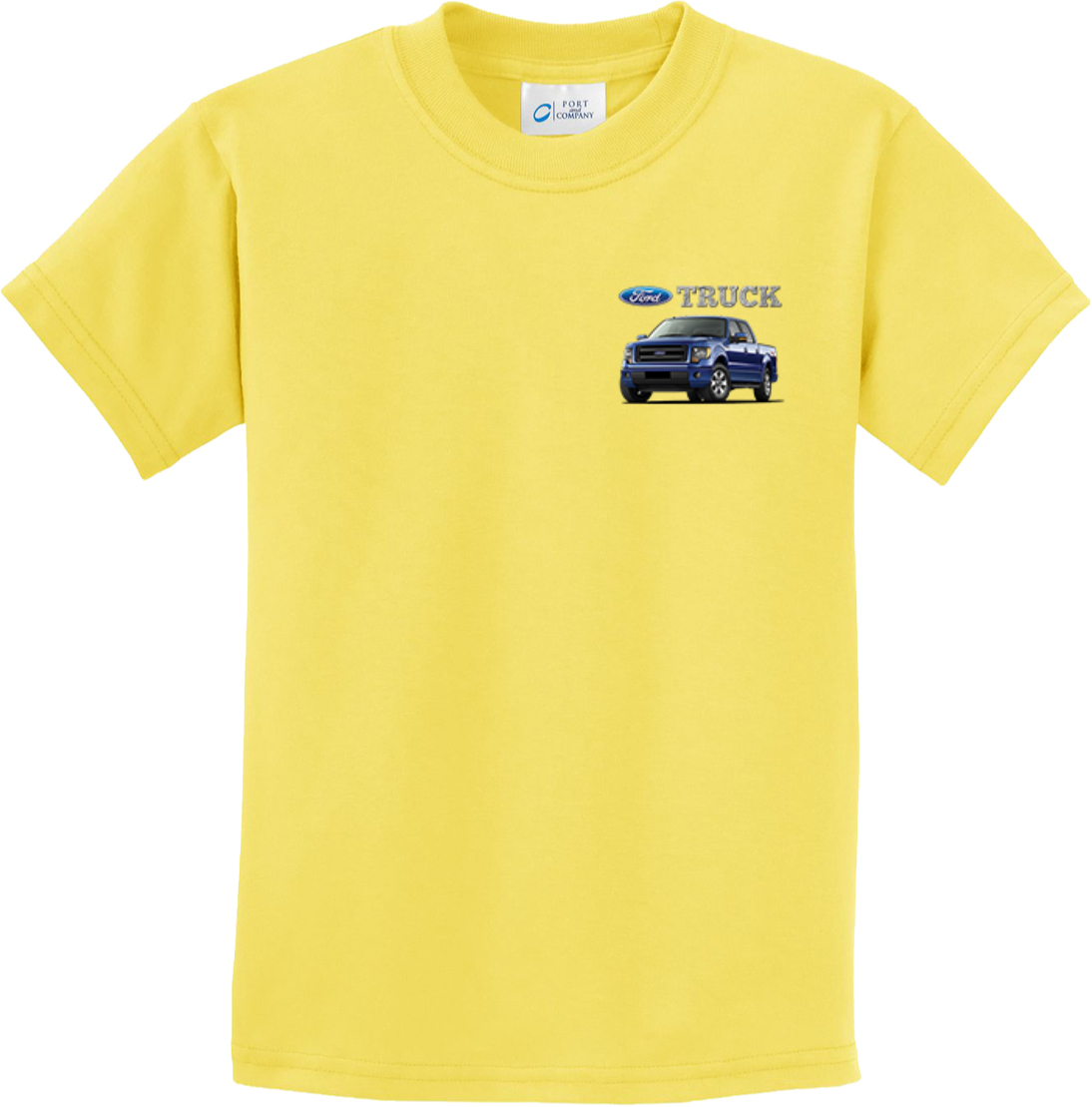 Kids Ford F-150 Truck T-shirt Pocket Print Youth Tee - Picture 9 of 9
