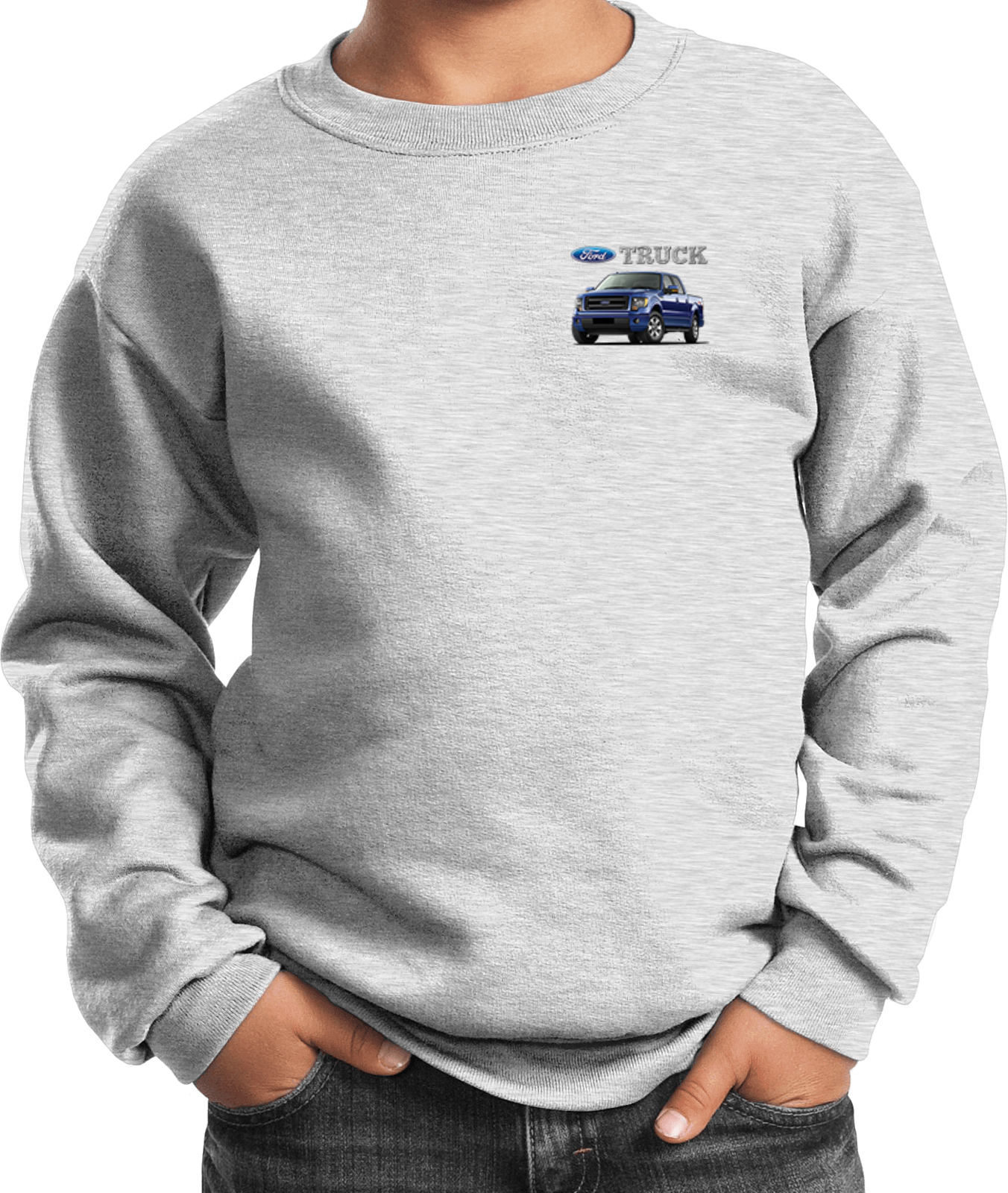 Kids Ford F-150 Truck Sweatshirt Pocket Print - Picture 2 of 7