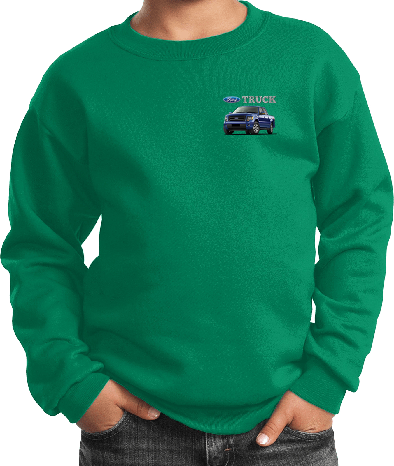 Kids Ford F-150 Truck Sweatshirt Pocket Print - Picture 3 of 7