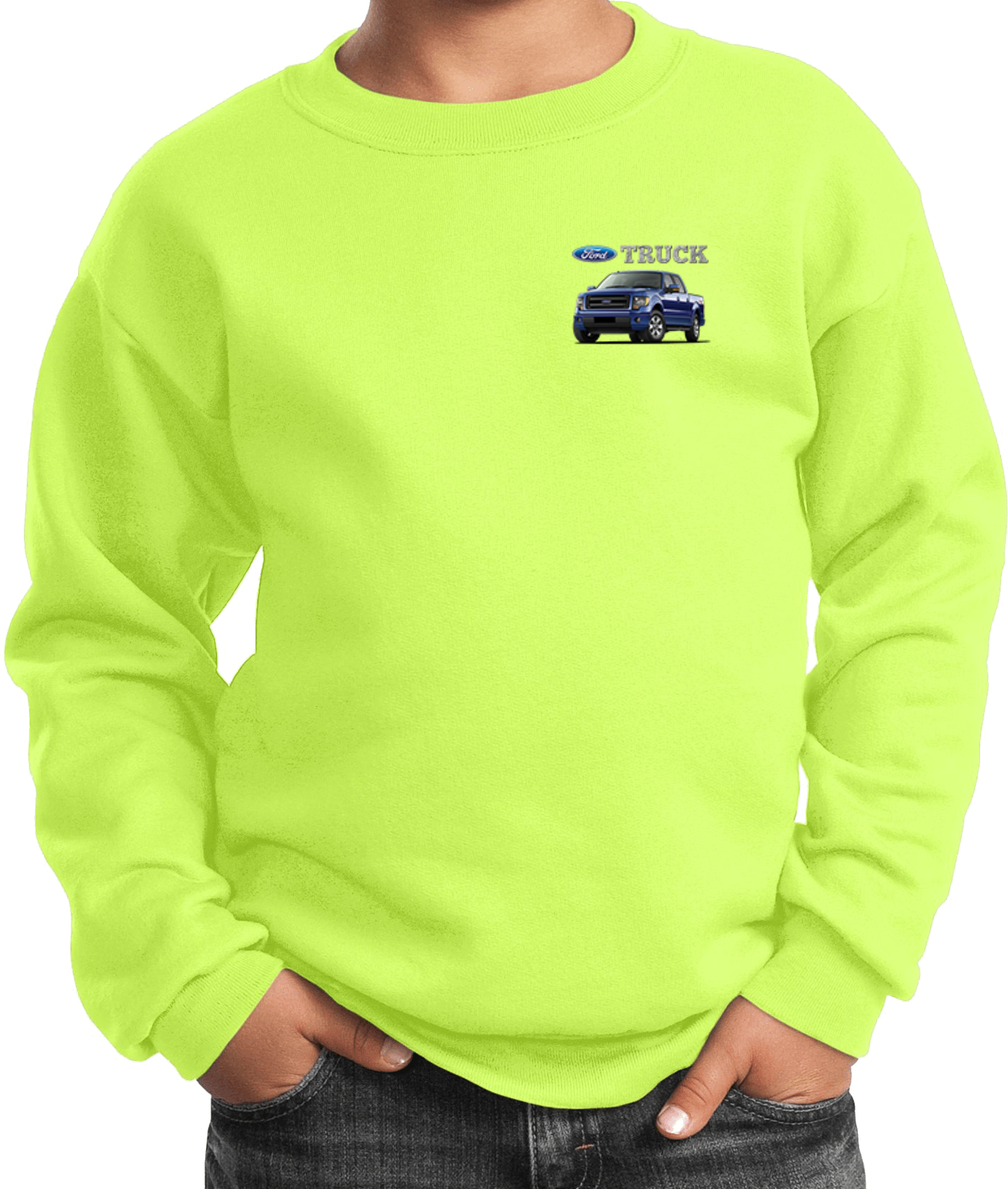 Kids Ford F-150 Truck Sweatshirt Pocket Print - Picture 5 of 7