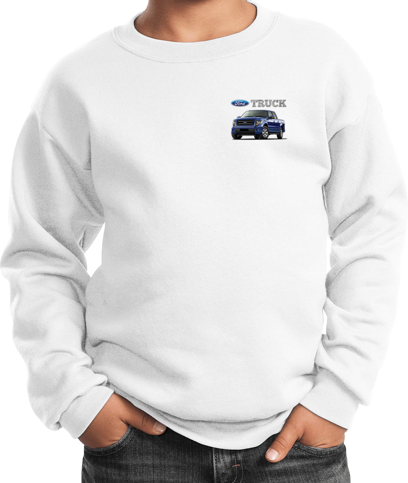 Kids Ford F-150 Truck Sweatshirt Pocket Print - Picture 7 of 7