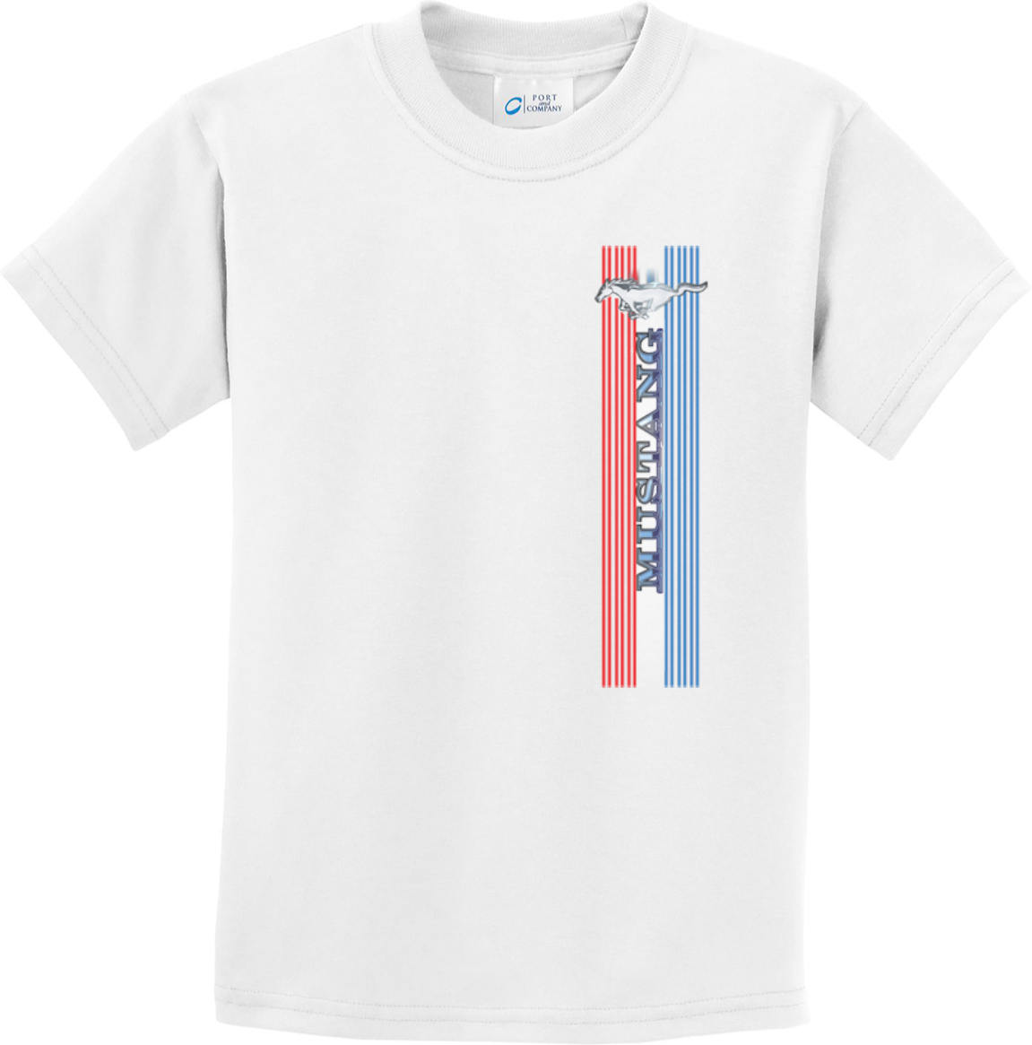 Buy Cool Shirts Kids Ford Mustang T-shirt Pony Logo Tri Bar Youth Tee - Picture 7 of 7