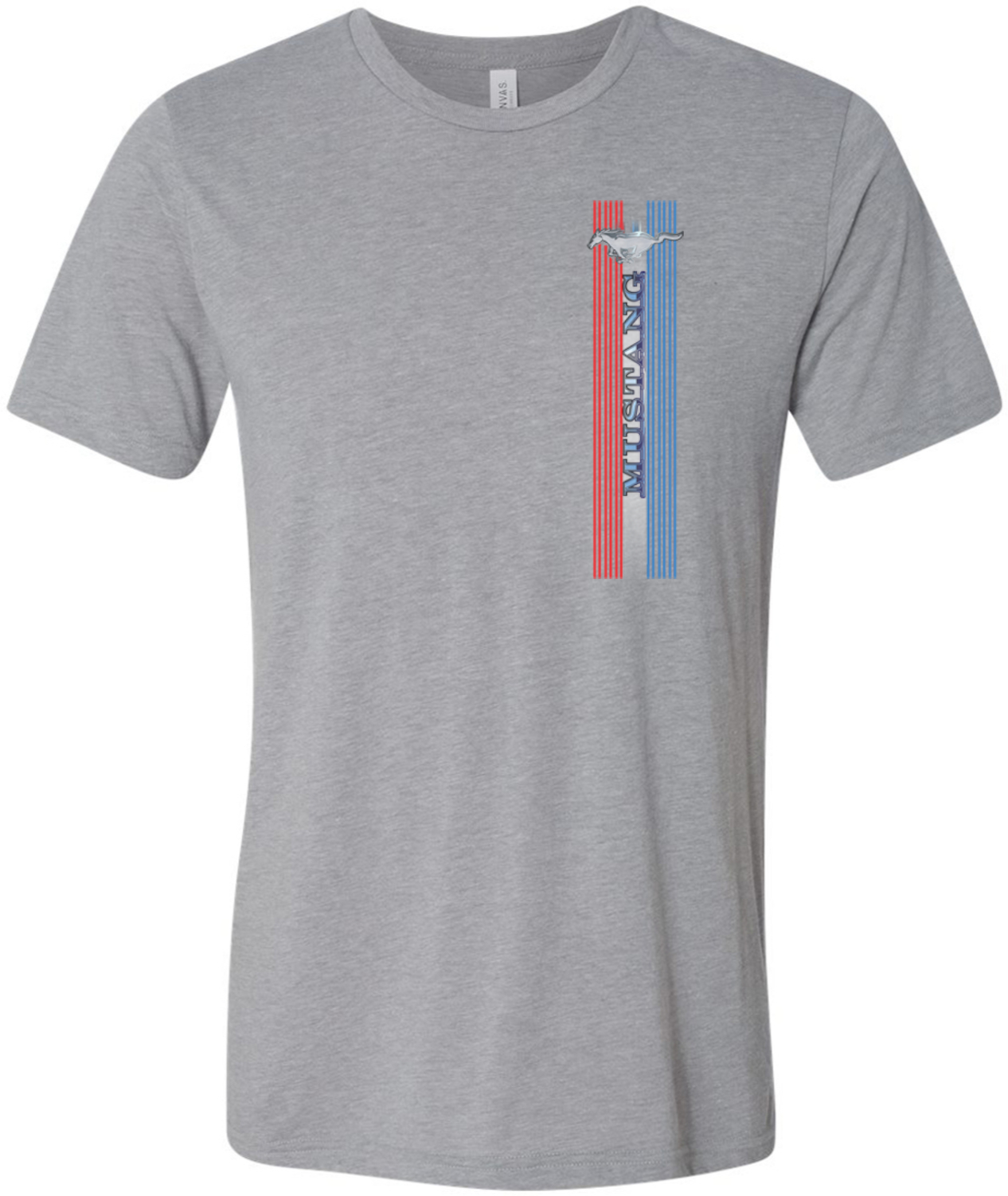 Acquista Cool Shirts Ford Mustang T shirt Pony Logo Tri Bar Tri Blend Tee