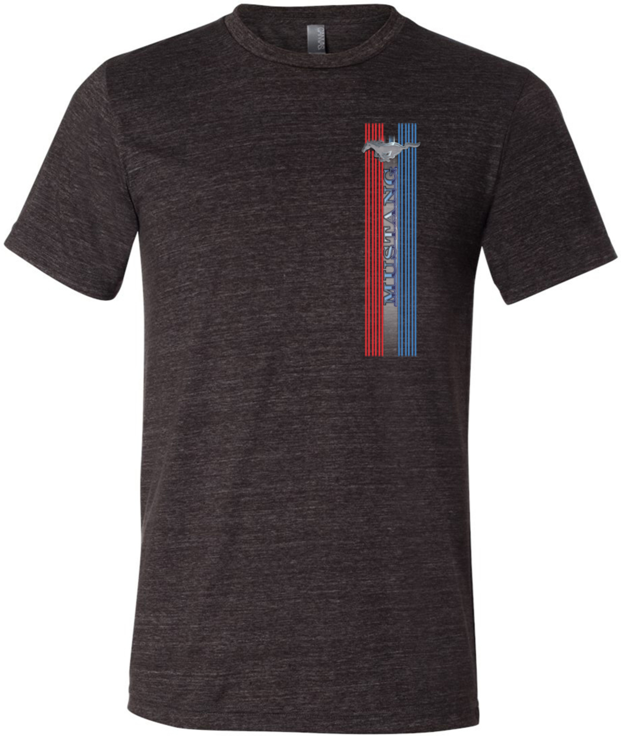 Acquista Cool Shirts Ford Mustang T shirt Pony Logo Tri Bar Tri Blend Tee