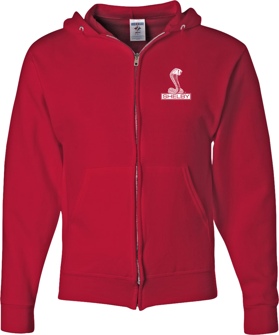 Ford Mustang Full Zip Hoodie Shelby Cobra Pocket Print - Picture 9 of 12