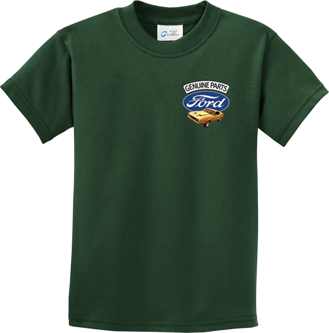 Kids Ford Mustang T-shirt Genuine Parts Pocket Print - Picture 8 of 23