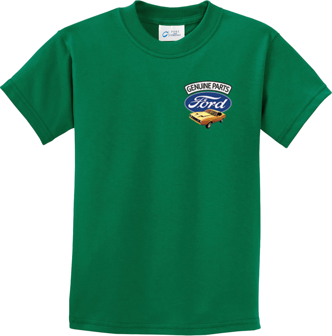 Kids Ford Mustang T-shirt Genuine Parts Pocket Print - Picture 9 of 23
