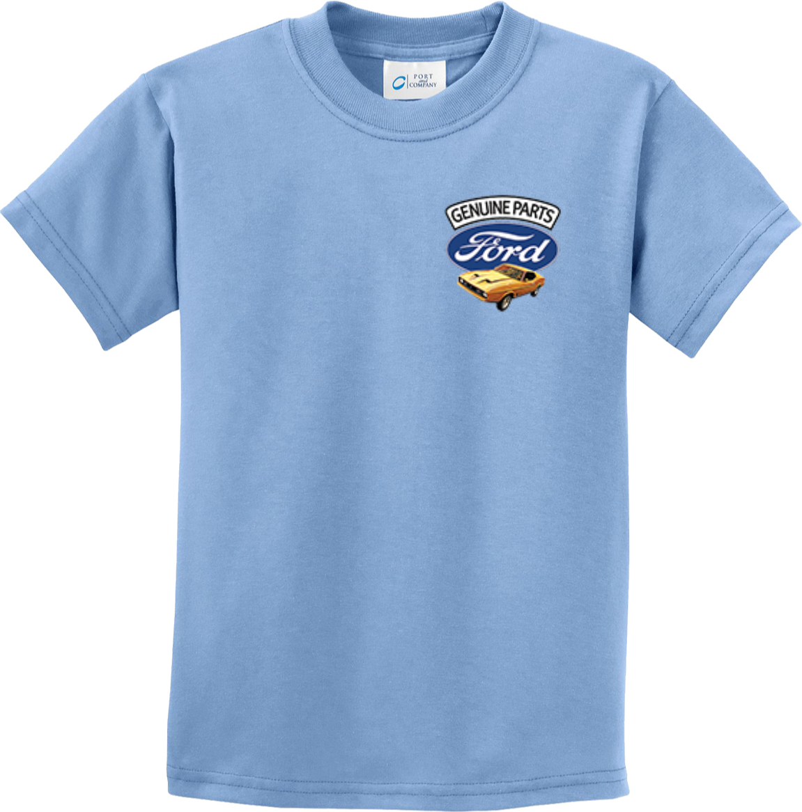 Kids Ford Mustang T-shirt Genuine Parts Pocket Print - Picture 10 of 23