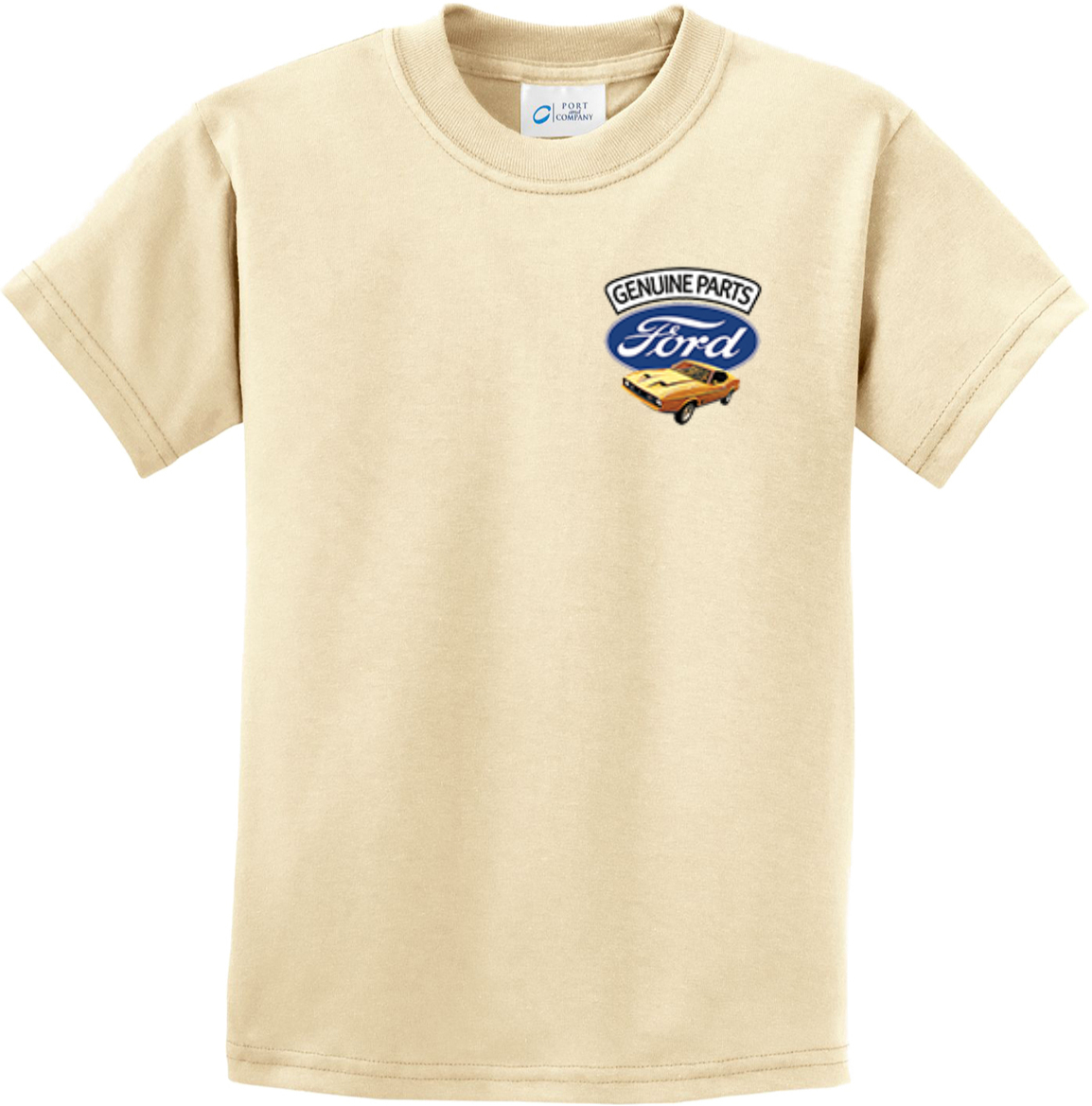 Kids Ford Mustang T-shirt Genuine Parts Pocket Print - Picture 12 of 23