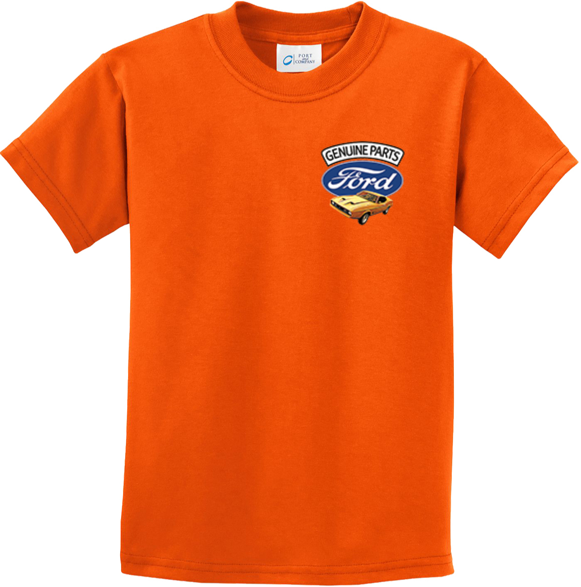Kids Ford Mustang T-shirt Genuine Parts Pocket Print - Picture 14 of 23