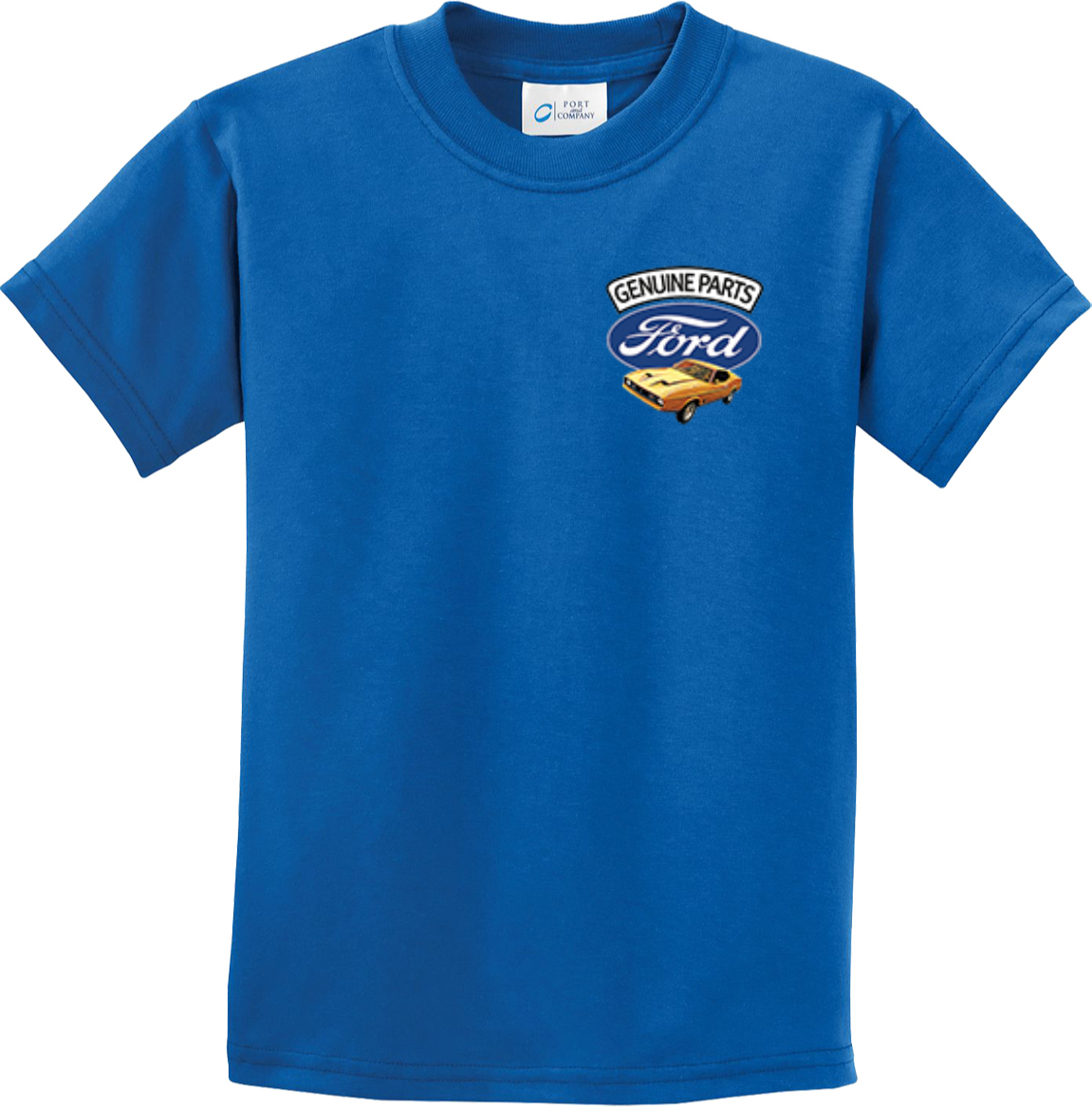 Kids Ford Mustang T-shirt Genuine Parts Pocket Print - Picture 17 of 23