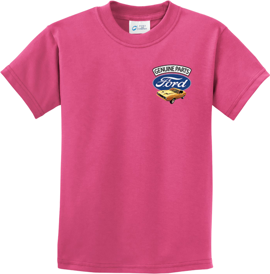 Kids Ford Mustang T-shirt Genuine Parts Pocket Print - Picture 18 of 23