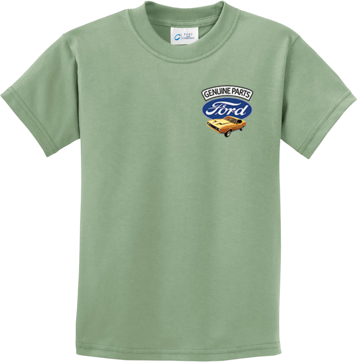 Kids Ford Mustang T-shirt Genuine Parts Pocket Print - Picture 20 of 23
