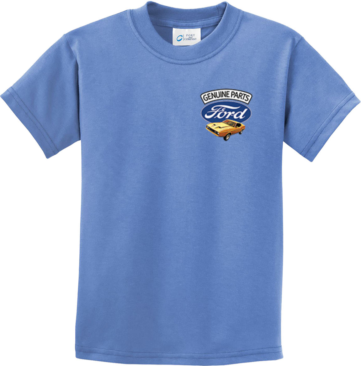 Kids Ford Mustang T-shirt Genuine Parts Pocket Print - Picture 21 of 23