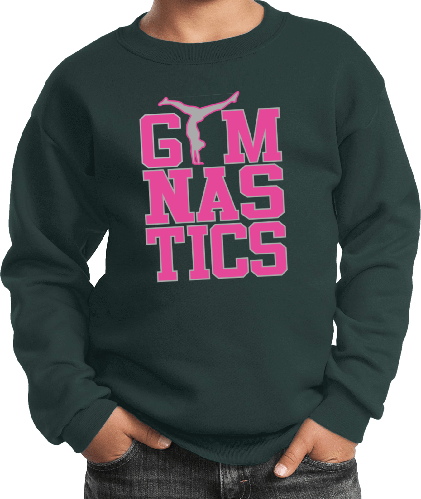 Gymnastics Text Kids Sweatshirt - Picture 7 of 22