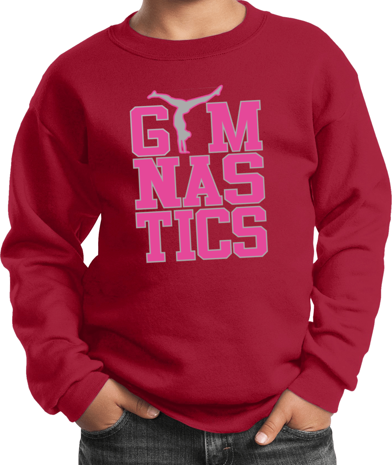 Gymnastics Text Kids Sweatshirt - Picture 19 of 22