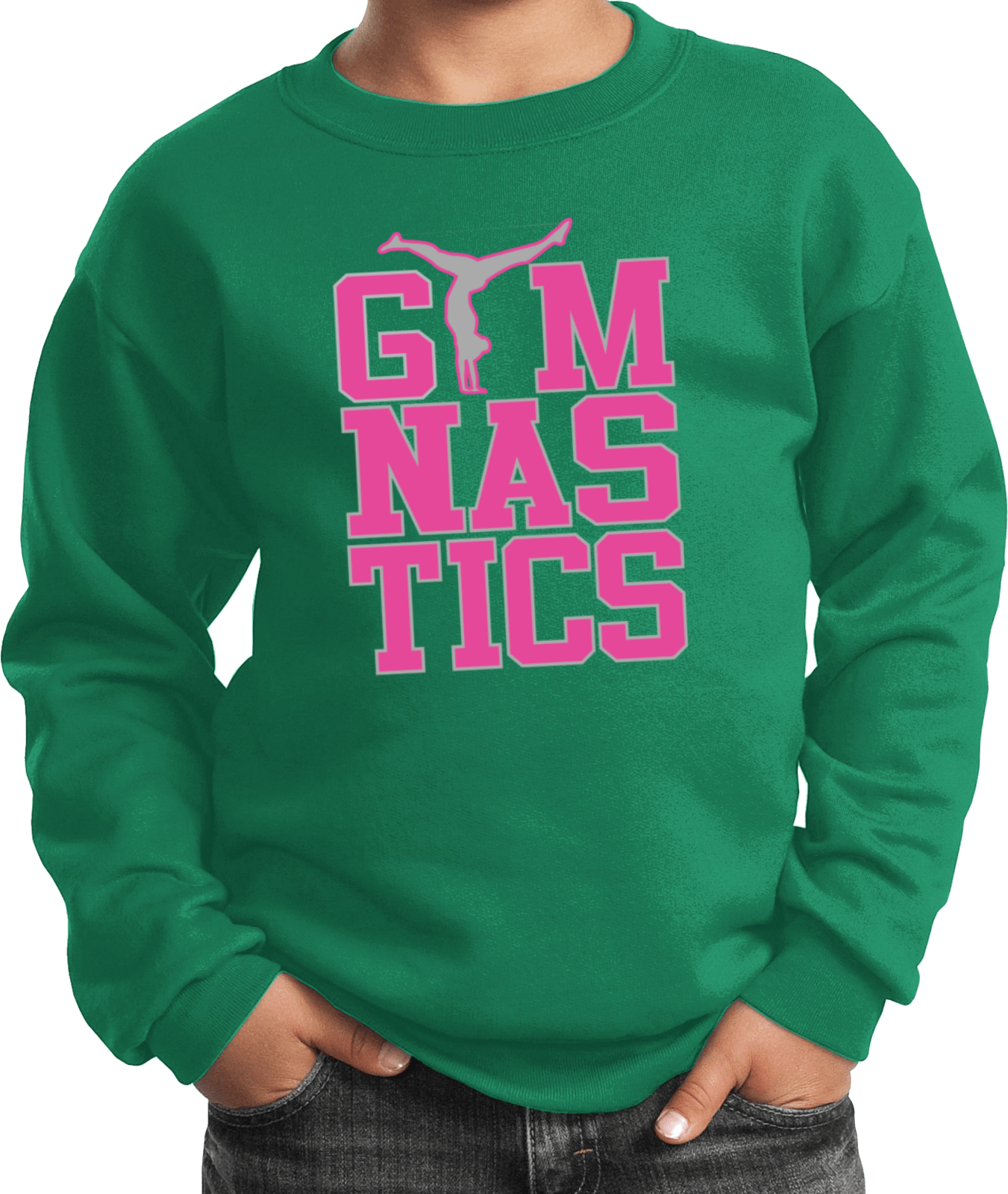 Gymnastics Text Kids Sweatshirt - Picture 8 of 22