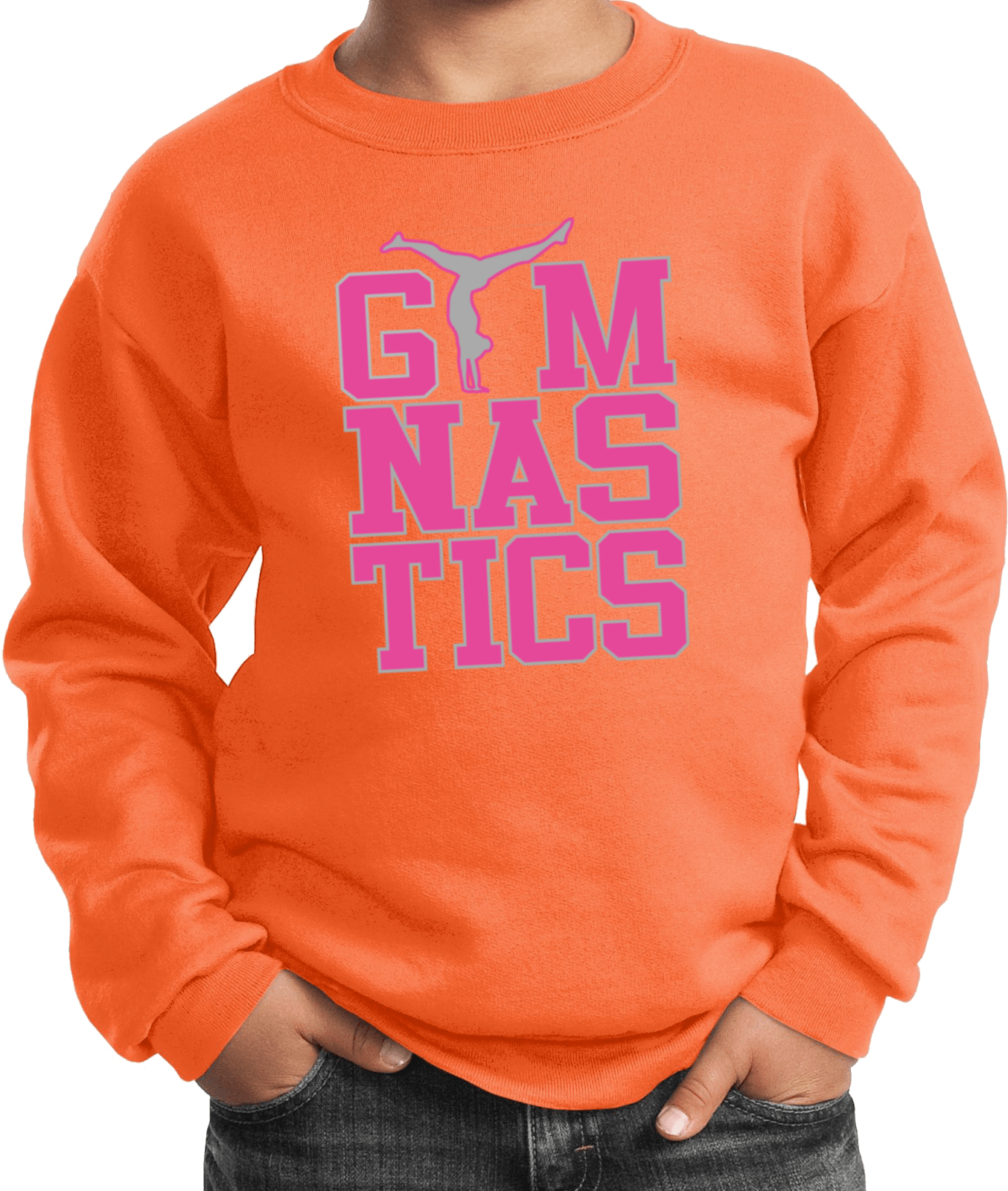 Gymnastics Text Kids Sweatshirt - Picture 13 of 22