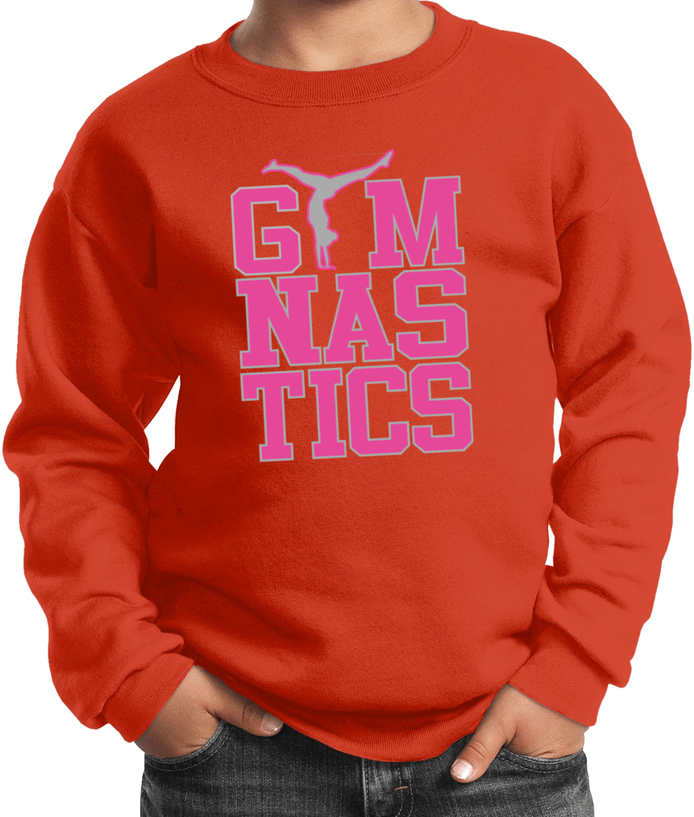 Gymnastics Text Kids Sweatshirt - Picture 16 of 22