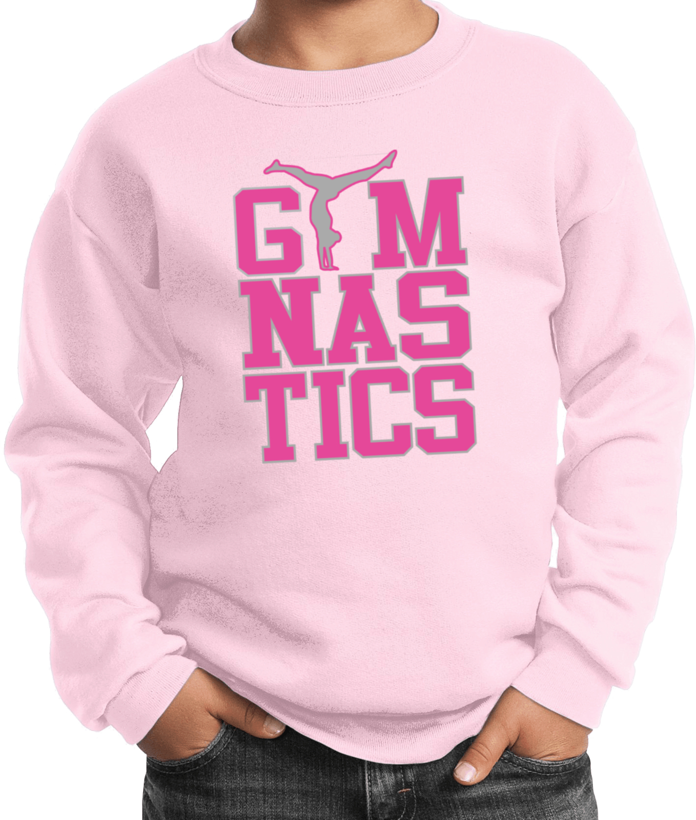 Gymnastics Text Kids Sweatshirt - Picture 17 of 22