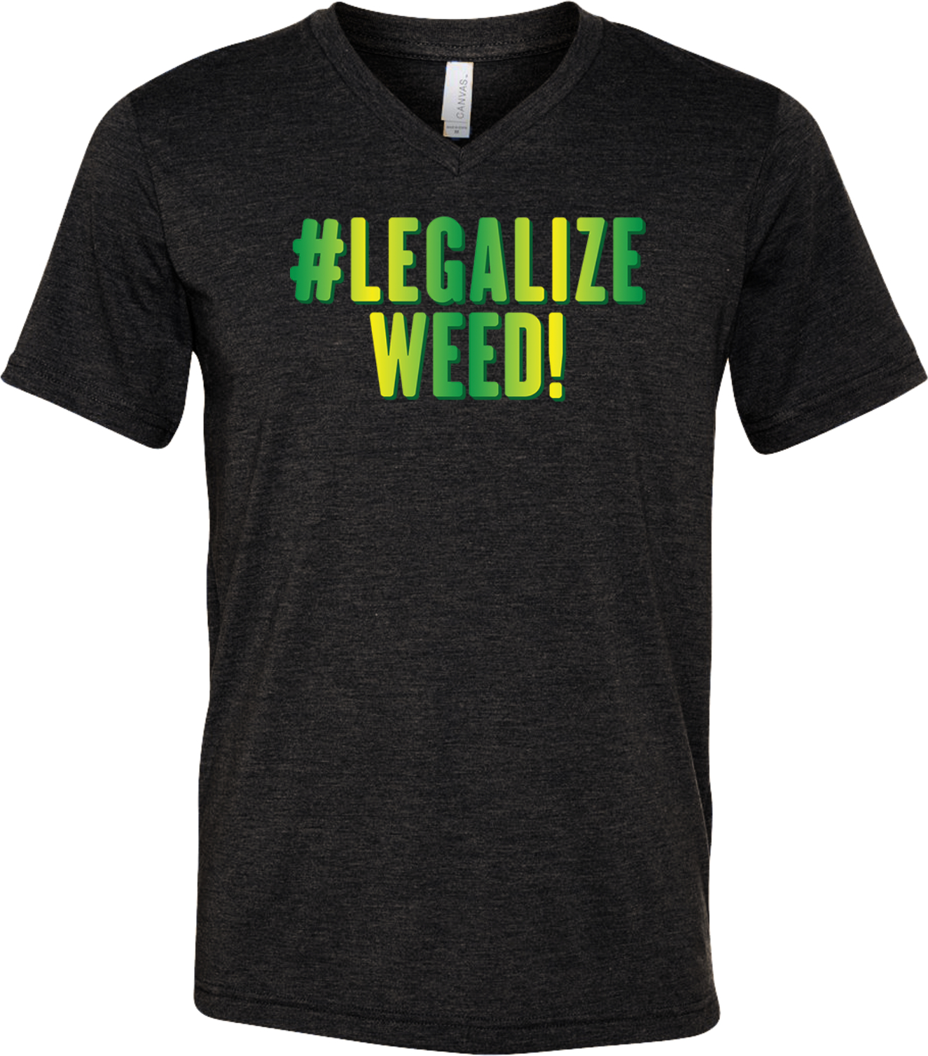 Buy Cool Shirts Marijuana T-shirt Legalize Weed Tri Blend V-Neck